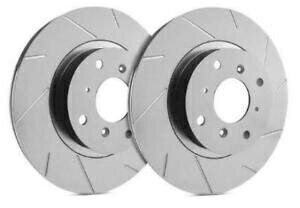 brake disc rotor SPパフォーマンスグレーZRC 340mm 2008-11アウディTT Quattroのスロットブレーキロー..