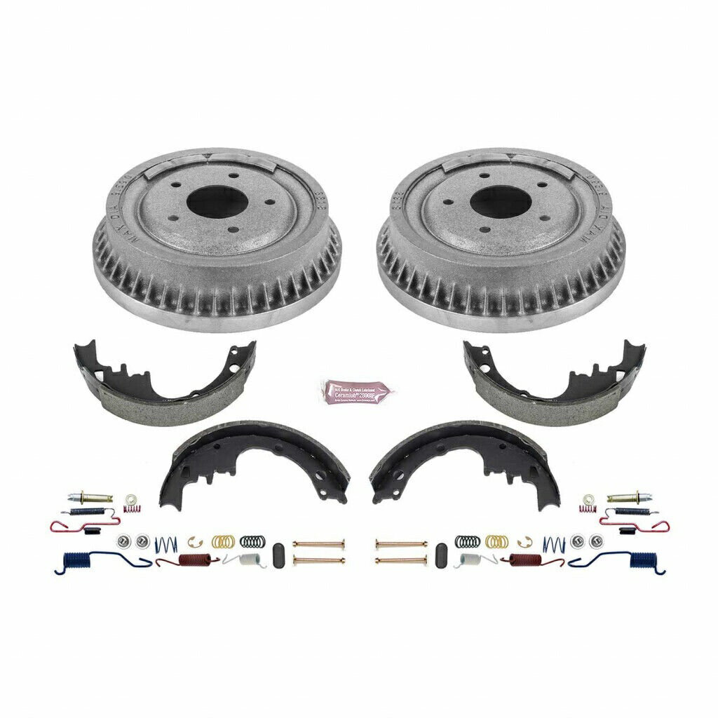 brake disc rotor ポンティアックファイアバードのパワーストップドラムキット1967-1981リア - オートスペシャリティ Power Stop Drum Kit For Pontiac Firebird 1967-1981 Rear - Autospecialty