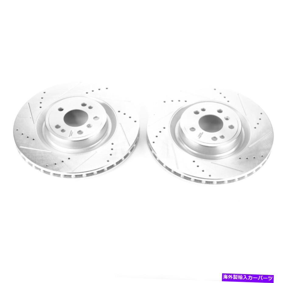 brake disc rotor EBR1463XPR PowerStop 2ホイールセットブレーキディスクメルセデスGL450 GL350用 EBR1463XPR Powerstop 2-Wheel Set Brake Discs Front for Mercedes GL450 GL350