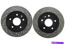 brake disc rotor 2008-2016 Dodge Grand Caravan(43933)のリアペアSTOPTECHディスクブレーキローター R...