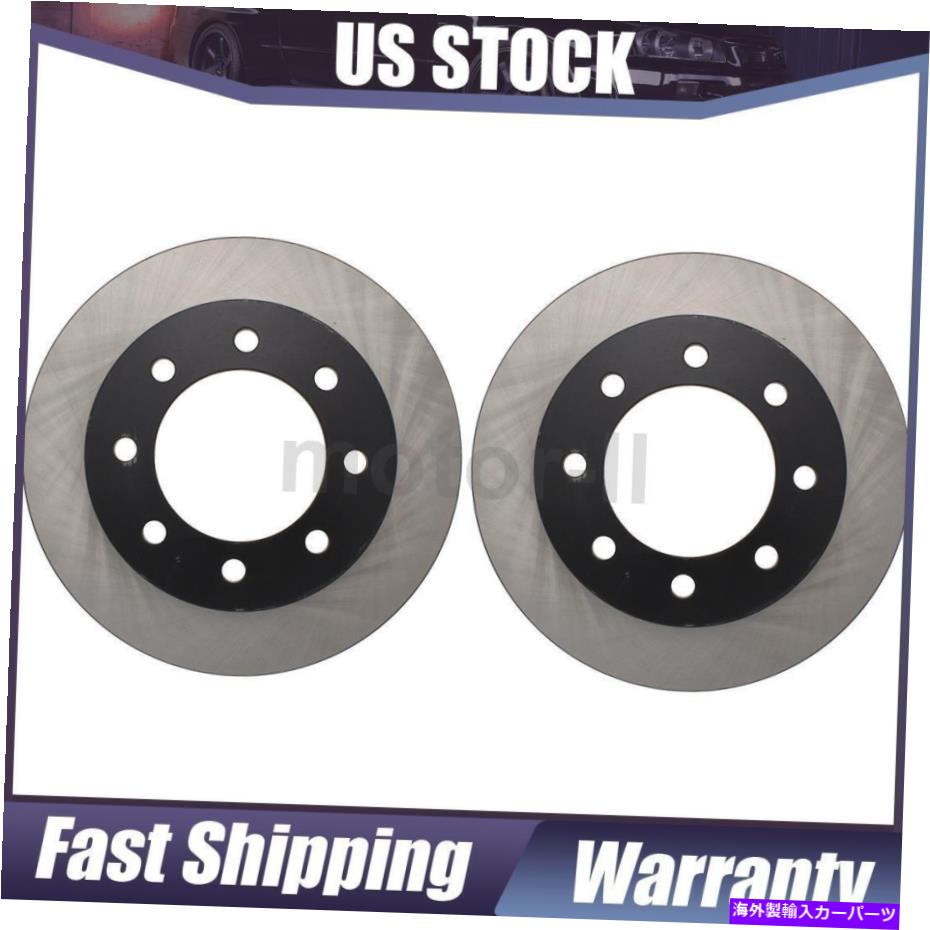 brake disc rotor 2003年から2008年のダッジ向けの中心部品2xフロントディスクブレーキローター Centric Parts 2X Front Disc Brake Rotor For 2003-2008 Dodge