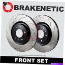 brake disc rotor tgZbgBrakenetic Premium RSXbgtu[LfBXN[^[iw/brembojbnp50042.rs FRONT SET BRAKENETIC PREMIUM RS Slotted Brake Disc Rotors (w/BREMBO) BNP50042.RS