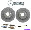 brake disc rotor 륻ǥW204 C300ѤʪΥեȥ٥ȥǥ֥졼ѥåɤȥ󥵡å Genuine Front Vented Disc Brake Rotors Pads &Sensor Kit For Mercedes W204 C300