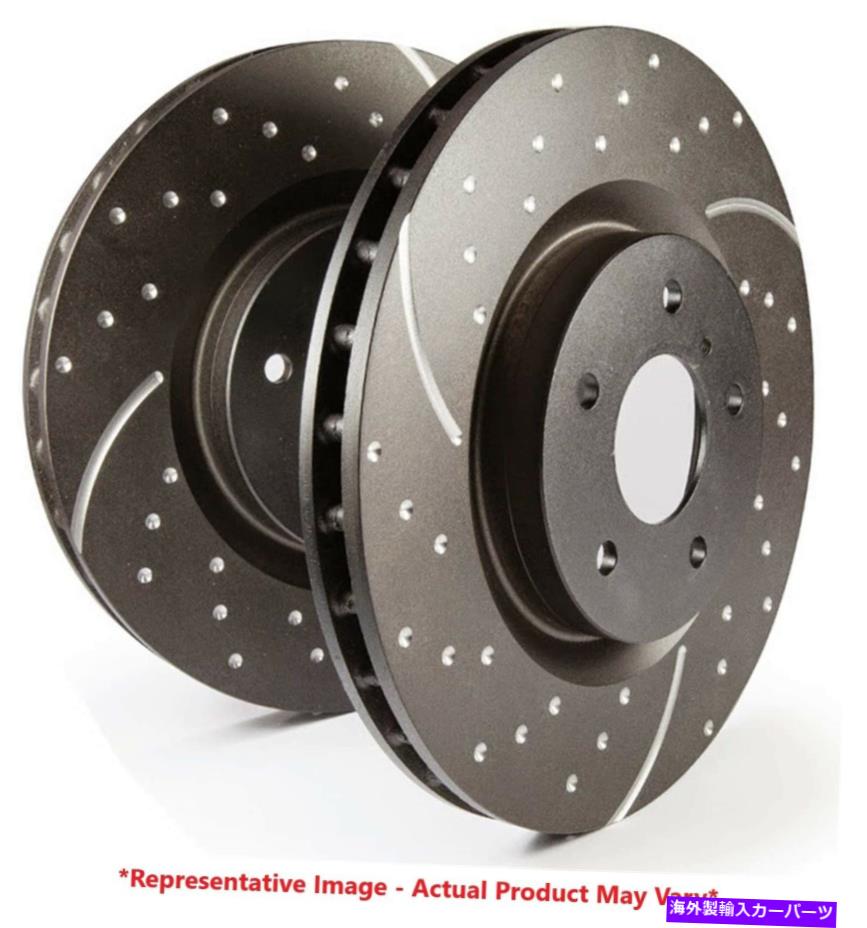 brake disc rotor 02-181500 / 04-10ǥ /ڥEBCGDݡĹ¤Υեȥ EBC GD Sport Grooved Front Rotors for 02-18 Ram 1500 / 04-10 Durango / Aspen