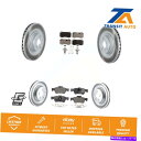 brake disc rotor ZfXxcS550 SL550 CL550p̃tgAR[eBOu[L[^[Z~bNpbhLbg Front Rear Coated Brake Rotor Ceramic Pad Kit For Mercedes-Benz S550 SL550 CL550