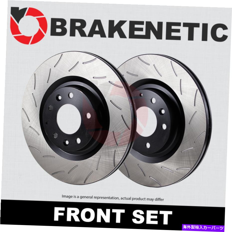 brake disc rotor [フロントセット] Brakenetic Premium RSスロット付きブレーキディスクローターBNP65045.RS [FRONT SET] BRAKENETIC PREMIUM RS SLOTTED Brake Disc Rotors BNP65045.RS