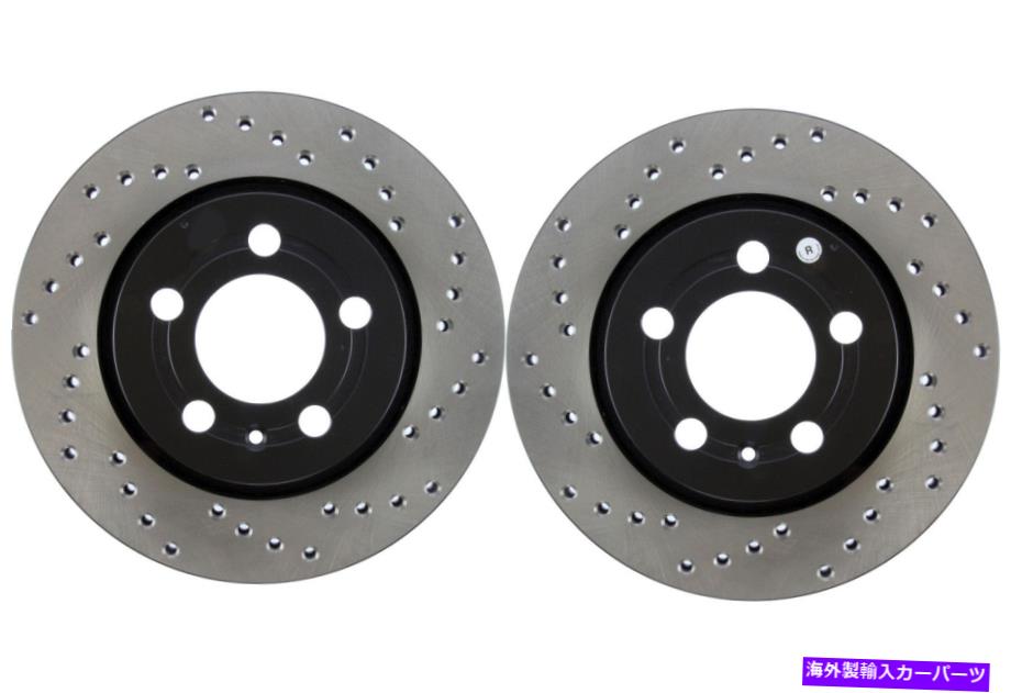 brake disc rotor 2000年から2006年のアウディTT Quattro（42594）のリアペアSTOPTECHディスクブレーキローター Rear PAIR Stoptech Disc Brake Rotor for 2000-2006 Audi TT Quattro (42594)