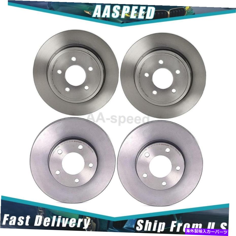 brake disc rotor 2005年から2007年のフォード4xフロントリアディスクブレーキローターブレンボ For 2005-2007 Ford 4X Front Rear Disc Brake Rotor Brembo