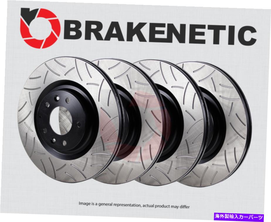 brake disc rotor [フロント+リア] Brakenetic Premium GT Slotted Brake Discortors BPRS88819 [FRONT+REAR] BRAKENETIC PREMIUM GT SLOTTED Brake Disc Rotors BPRS88819