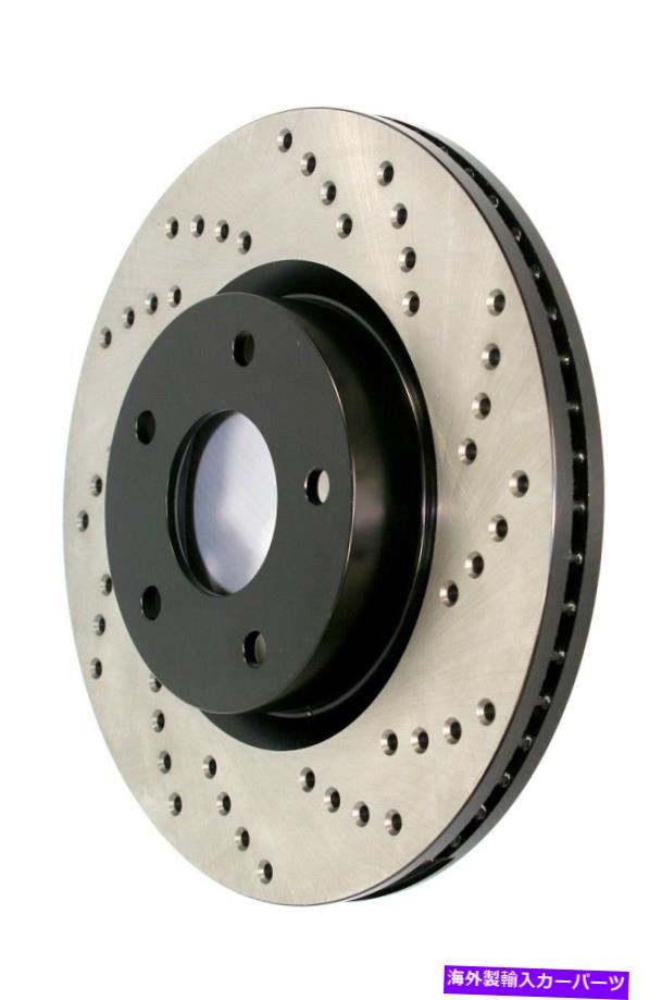 brake disc rotor STOPTECH 128.33138Rスポーツクロスドリルドディスクブレーキローター StopTech 128.33138R Sport Cross-Drilled Disc Brake Rotor