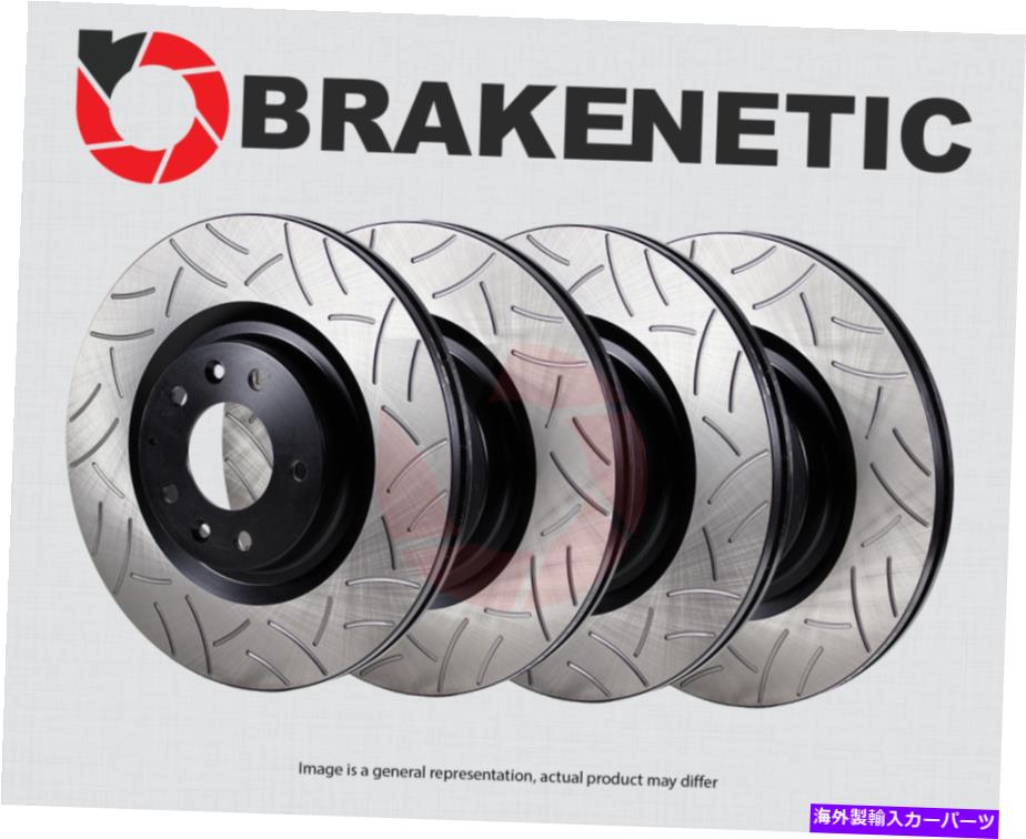 brake disc rotor [ե+ꥢ] Brakenetic Premium GT Slotted Brake Discortors BPRS88853 [FRONT+REAR] BRAKENETIC PREMIUM GT SLOTTED Brake Disc Rotors BPRS88853