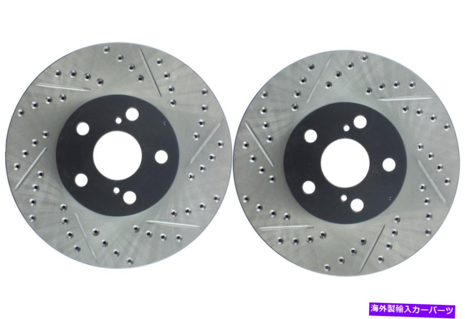 brake disc rotor 2003ǯ2008ǯΥȥ西ޥȥåΥեȥڥȥåץƥåǥ֥졼46318 Front PAIR Stoptech Disc Brake Rotor for 2003-2008 Toyota Matrix (46318)