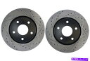brake disc rotor 2008-2016 Dodge Grand Caravan(43929)のフロントペアSTOPTECHディスクブレーキローター...