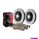 brake disc rotor ドッジグランドキャラバン2008-2016車軸w/ブレーキローターとブレーキパッドのための停止テック StopTech For...