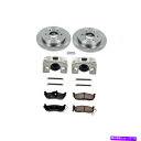 brake disc rotor KCOE2445 PowerStopブレーキディスクとキャリパーキット2輪セット日産タイタン用 KCOE2445 Powers...