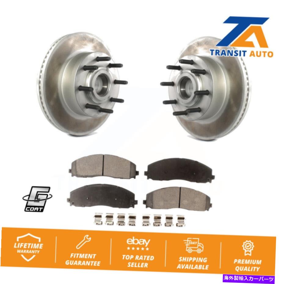 brake disc rotor フロントコートディスクローターハブセラミックパッドキットフォードF-250スーパーデューティF-350 Front Coat ...