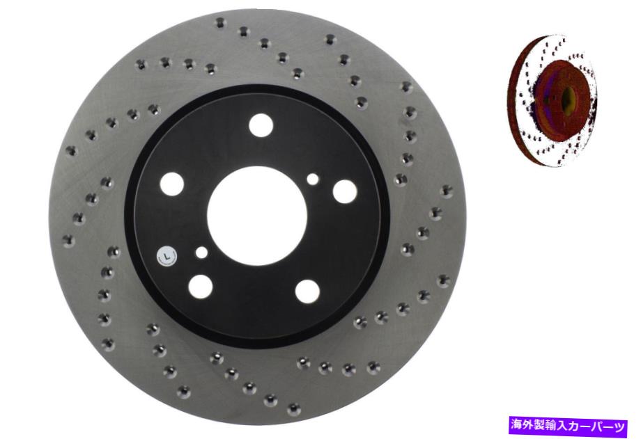 brake disc rotor 2012-2017 Toyota Prius V（46299）のフロントペアSTOPTECHディスクブレーキローター Front PAIR Stoptech Disc Brake Rotor for 2012-2017 Toyota Prius V (46299)