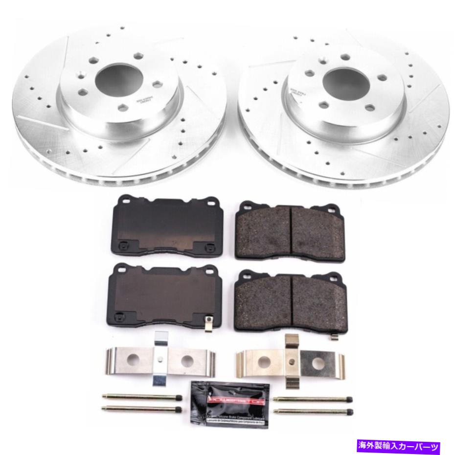 brake disc rotor K6389パワーストップブレーキディスクとパッドキット2輪セットキャデラックATS 13-18 K6389 Powerstop Brake Disc and Pad Kits 2-Wheel Set Front for Cadillac ATS 13-18