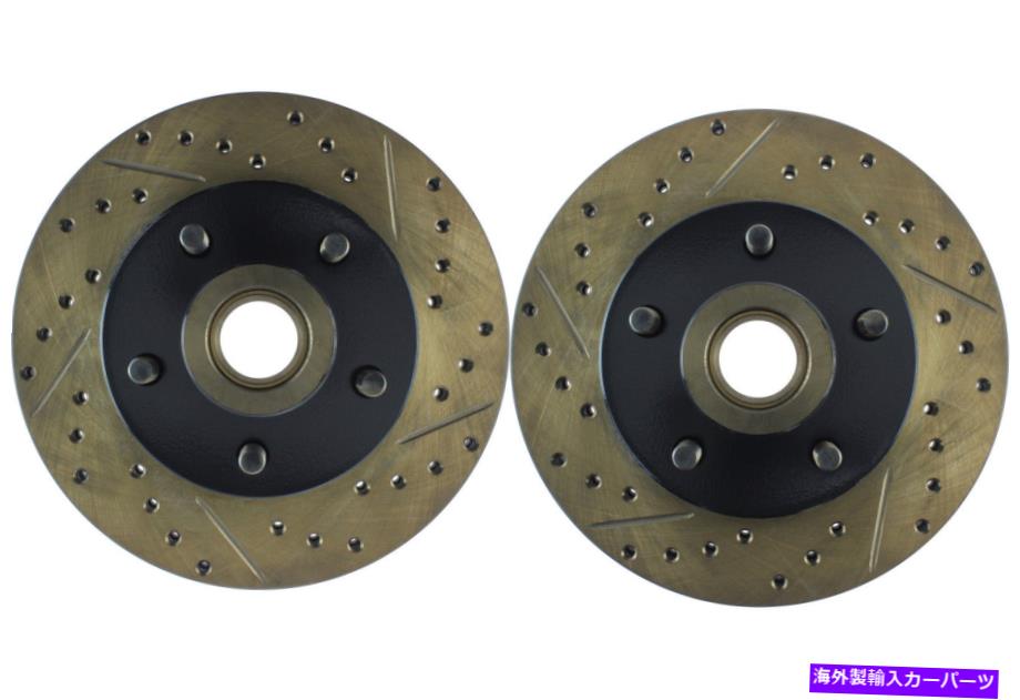 brake disc rotor 1973-1976ץޥפΥեȥڥȥåץƥåǥ֥졼46065 Front PAIR Stoptech Disc Brake Rotor for 1973-1976 Plymouth Scamp (46065)