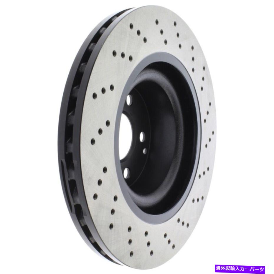 brake disc rotor ディスクブレーキロータープレミアムOEスタイルクロスドリルフロントセントリック128.35049 Disc Brake Rotor-Premium OE Style Cross-Drilled Front Centric 128.35049