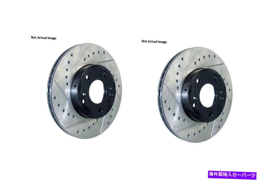 brake disc rotor 1973年のポンティアックGTO（46757）のフロントペアSTOPTECHディスクブレーキローター Front PAIR Stoptech Disc Brake Rotor for 1973 Pontiac GTO (46757)
