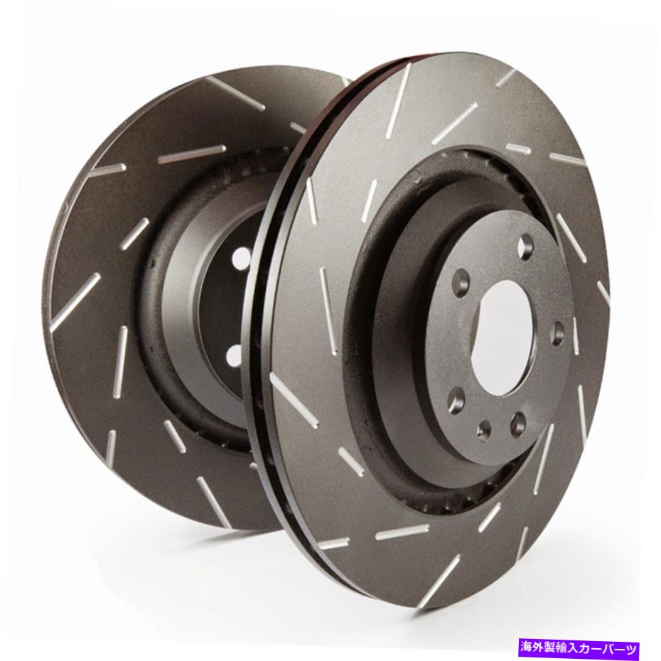 brake disc rotor EBCブレーキUSR7642 EBC USRシリーズスポーツスロットローターフィット08-15ランサー EBC Brakes USR7642 EBC USR Series Sport Slotted Rotor Fits 08-15 Lancer