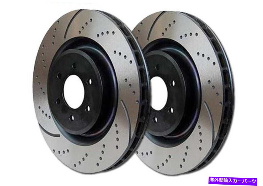 brake disc rotor EBC GD7105 GD Sport Dimple DrilledSlotted Brake Rotors-եȥå EBC GD7105 GD Sport Dimple Drilled &Slotted Brake Rotors - Front Set