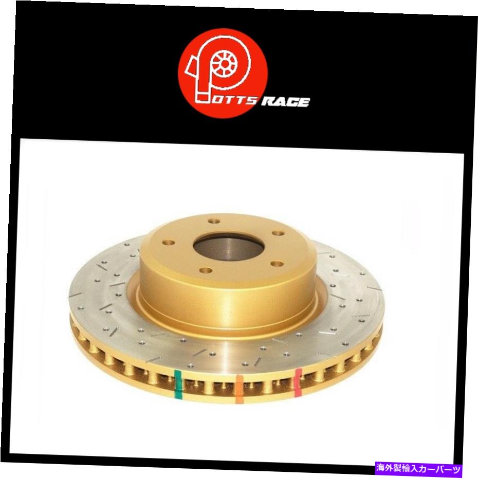 brake disc rotor DBA 42020XSフィットポンティアックGTO 2005フロントスロット＆ドリル4000シリーズローター DBA 42020XS Fits Pontiac GTO 2005 Front Slotted & Drilled 4000 Series Rotor