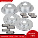 Us Custom Parts Shop USDM㤨brake disc rotor 2010ǯǯǯեȥꥢ +ߥå11 12 13 14 2015ȥ西 Drilled Slotted Rotors Brake Pads Discs Kit for Toyota Camry Avalon Lexus ES300hפβǤʤ151,580ߤˤʤޤ