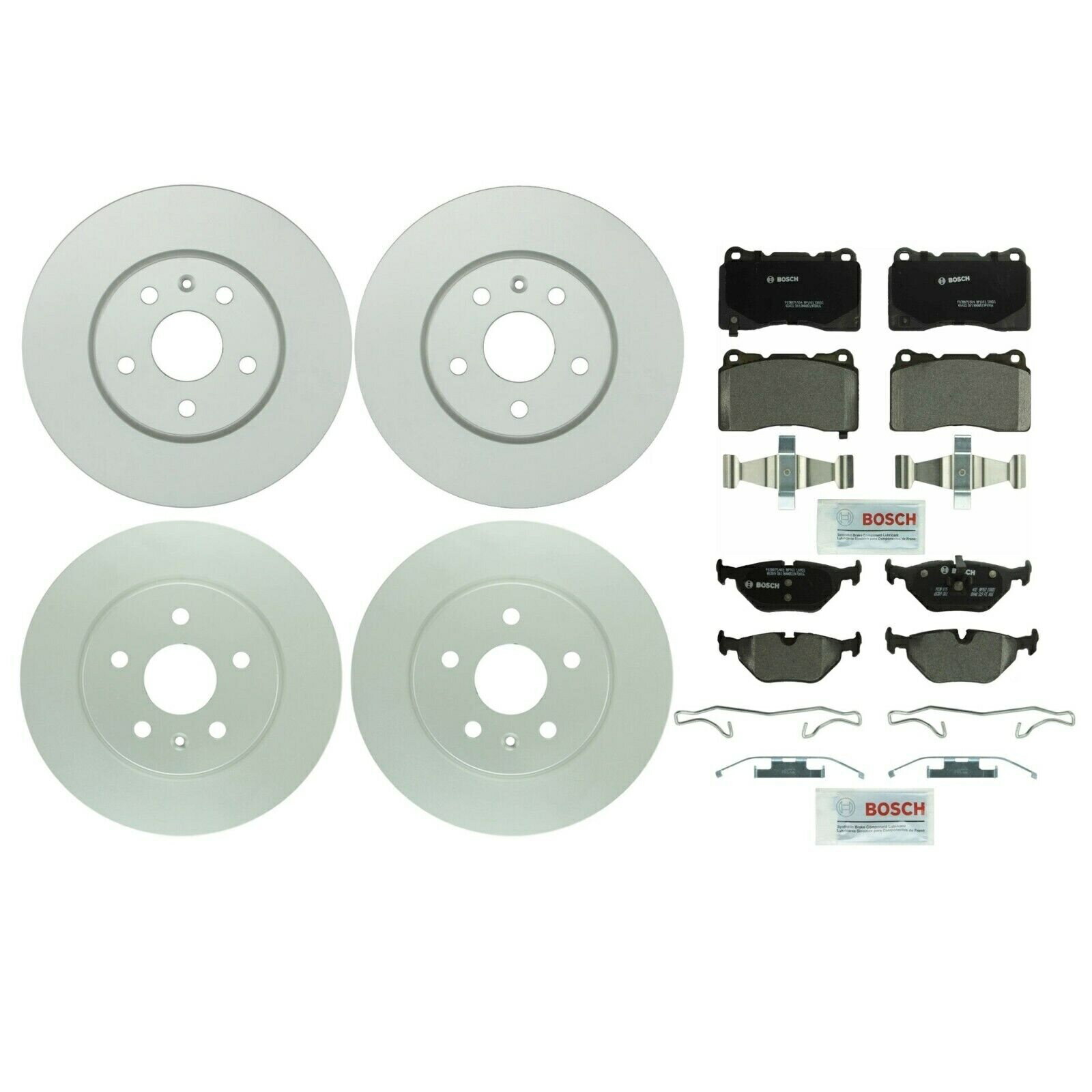 brake disc rotor ボッシュフロント321mm＆リア291mmブレーキキットディスクローターSaab 9-5用セミメットパッド Bosch Front 321mm & Rear 291mm Brake Kit Disc Rotors Semi-Met Pads For Saab 9-5