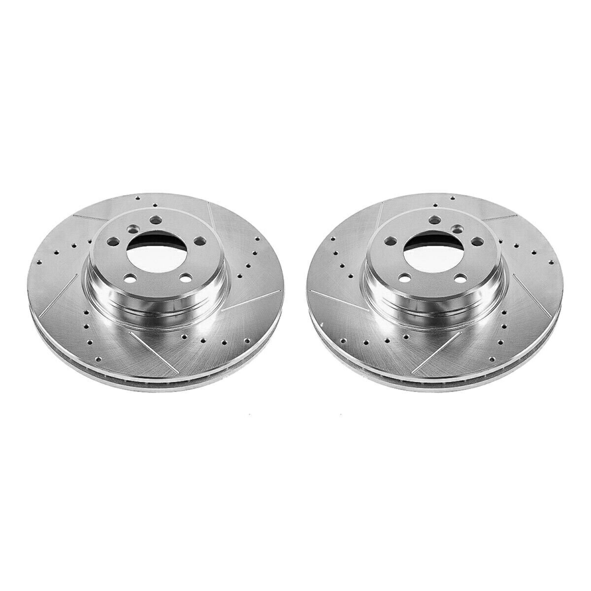 brake disc rotor EBR695XPR PowerStopブレーキディスク2輪セットランドローバーレンジ2003-2005 EBR695XPR Powerstop Brake Discs 2-Wheel Set Front for Land Rover Range 2003-2005