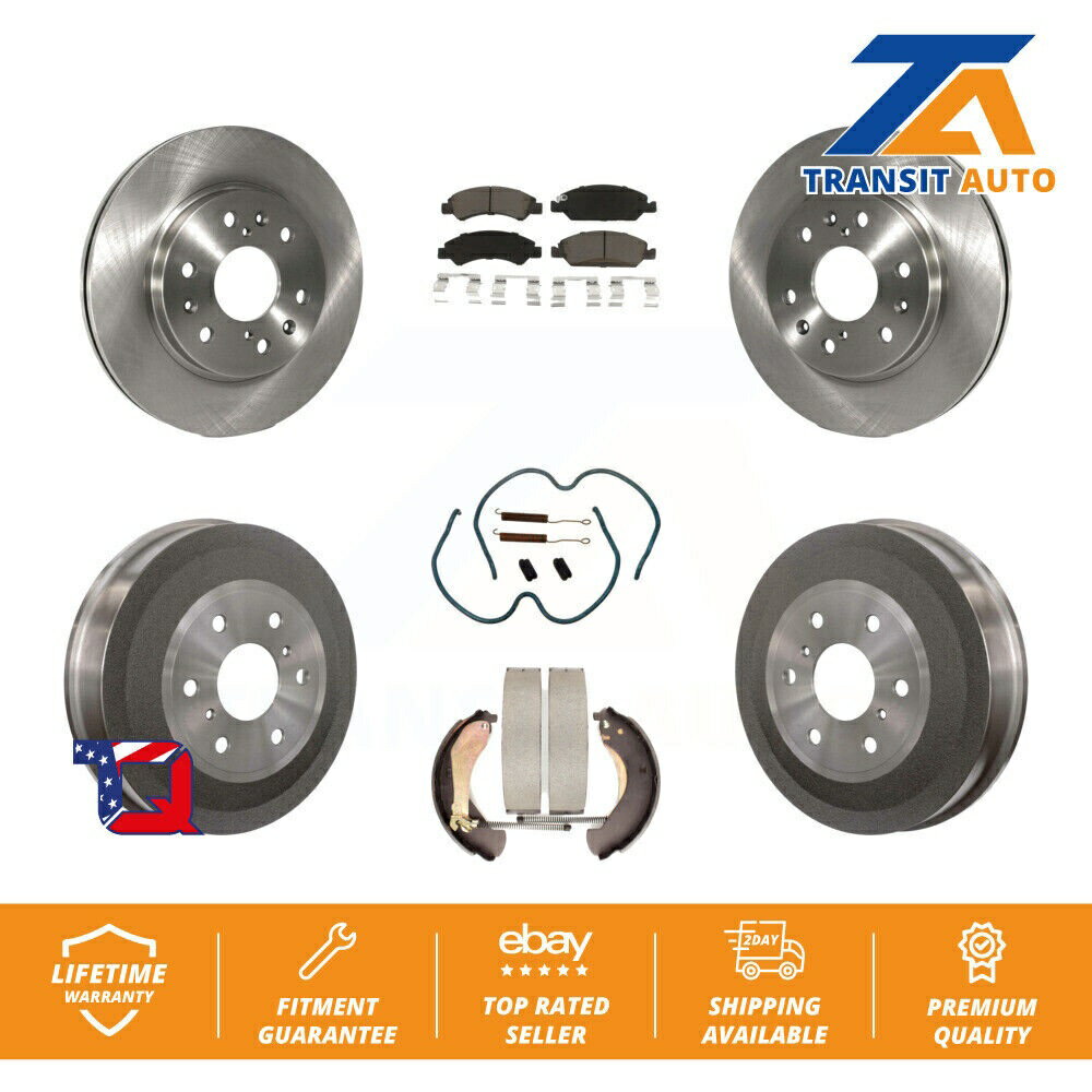 brake disc rotor 濴ʥѥեޥ󥹥ǥ֥졼909.40014 tcp Front Rear Brake Rotor Ceramic Pad &Drum Kit (7Pc) For Chevrolet Silverado 1500