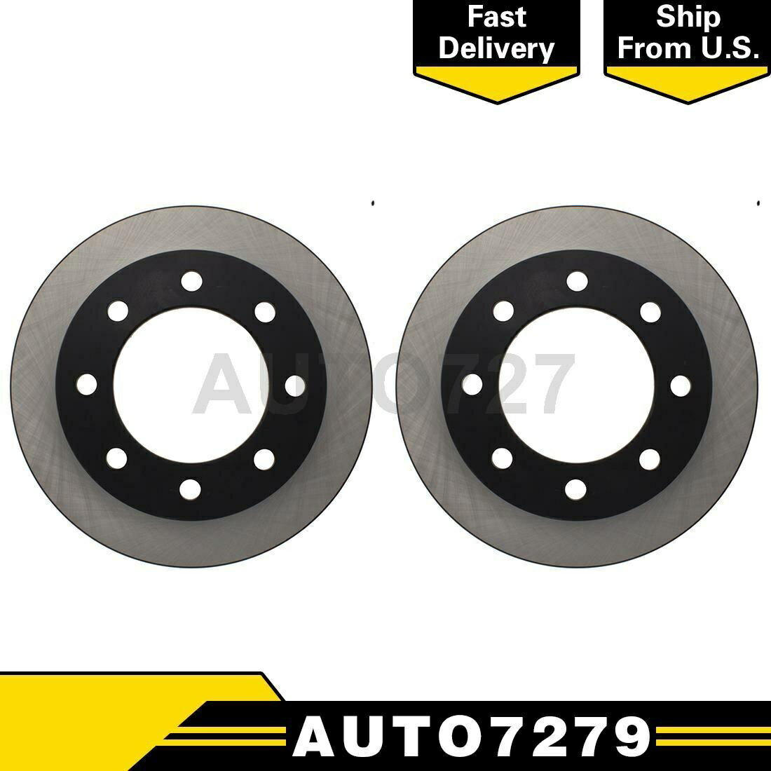 brake disc rotor htc4416 Centric Parts Rear 2PCS Disc Brake Rotor For Chevrolet Express 3500