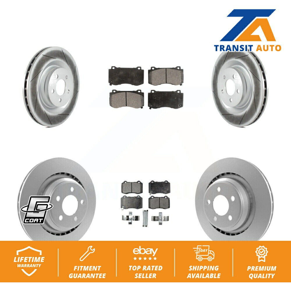 brake disc rotor JBR1307XPR PowerStop Brake Discs 2 Front Rear Coat Disc Brake R...