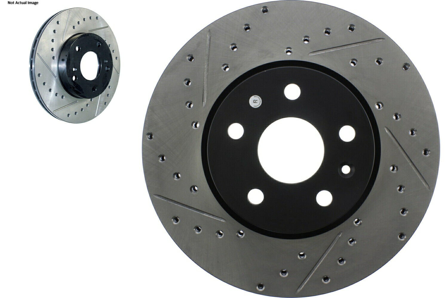 brake disc rotor hkc5344.418zタロンストリートロータータロンストリートローターブレーキパッドキットcr-z rsxににしし Front PAIR Stoptech Disc Brake Rotor for 2011 Saab 9-5 (46686)