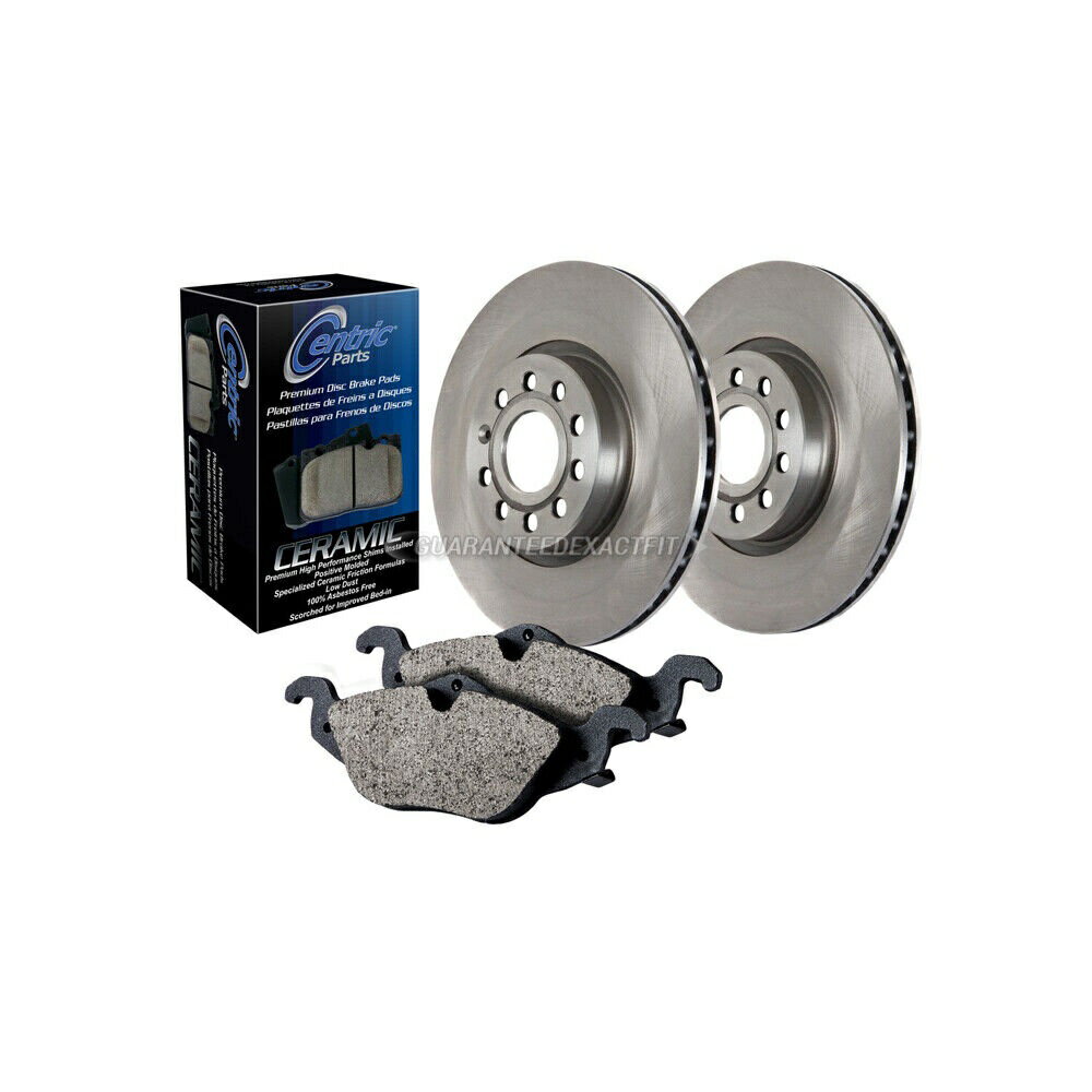 brake disc rotor ե+ꥢɥꥢɥߥåߥå2006-2008 BMW Z4 E86 3.0SI Centric Parts Performance Disc Brake Pad and Rotor Kit 905.58001 TCP