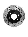 brake disc rotor KOE4720 PowerStop 2 Duraplus Front Coat F-Slot Brake Rotors Cer...