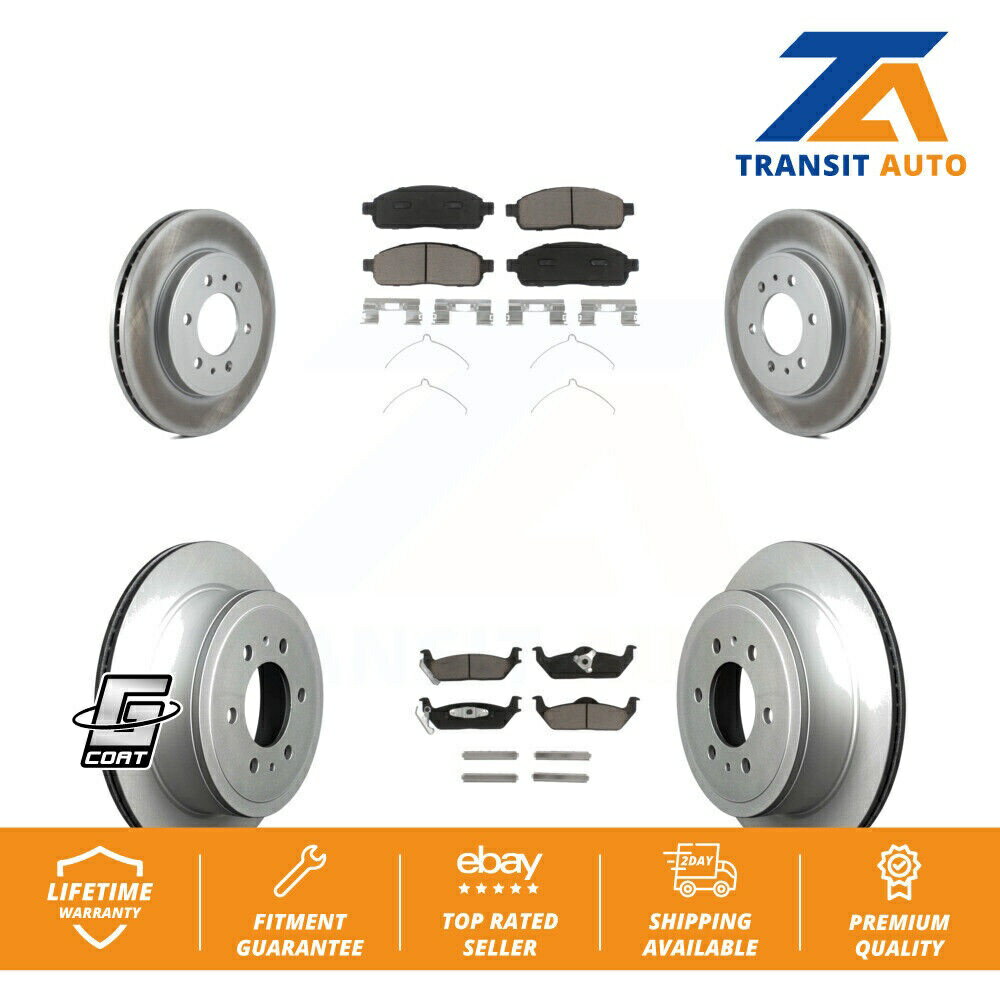 brake disc rotor Hawk HKC5344.418B Talon Street Rotor Front Rear Coat Brake Roto...