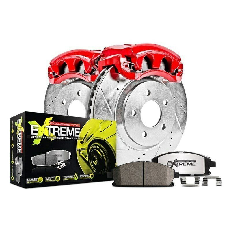 brake disc rotor ebc֥졼S5KF1145S5 For Honda Accord 03-11 Brake Kit Power Stop 1-Click Street Warrior Z26 Drilled &