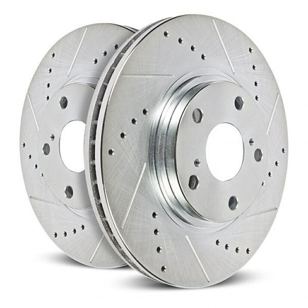 brake disc rotor trqフロントセラミックパッドパフォーマンスローターととののキャリ Power Stop Brake Rotors For Chevy Suburban 2500 2000-2013 Front Evolution - Pair