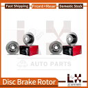 brake disc rotor ( +リア))電源ドリルスロットブレーキローター +セラミック86483pk Front & Rear Brembo Coated OE Brake Rotors Set For 2007-2008 Hyundai Entourage(2)