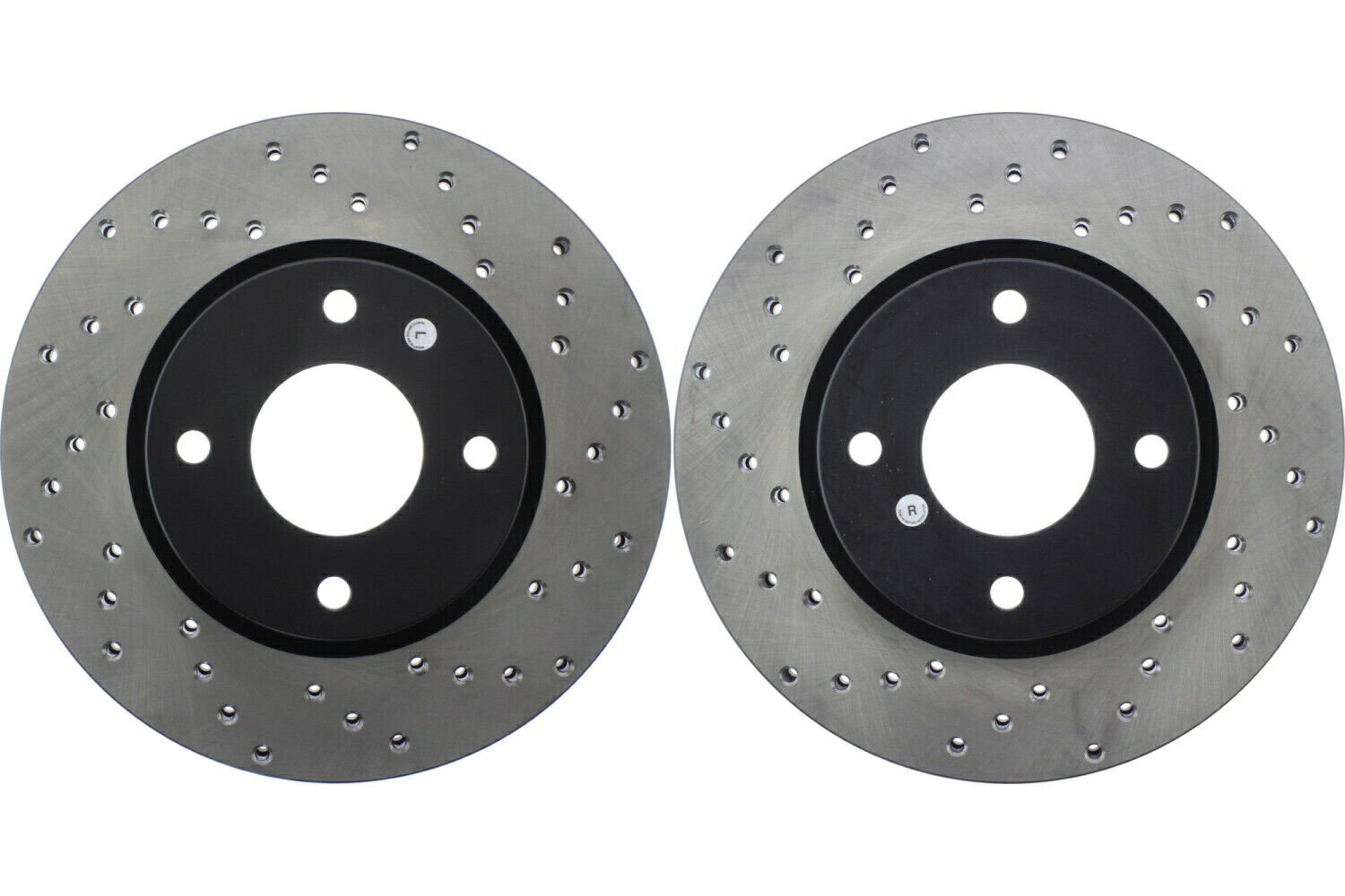 brake disc rotor （フロントフロント）ドリルスロットスロットブレーキローター +セラミック86513pk Front PAIR Stoptech Disc Brake Rotor for 2009-2014 Nissan Cube (46175)