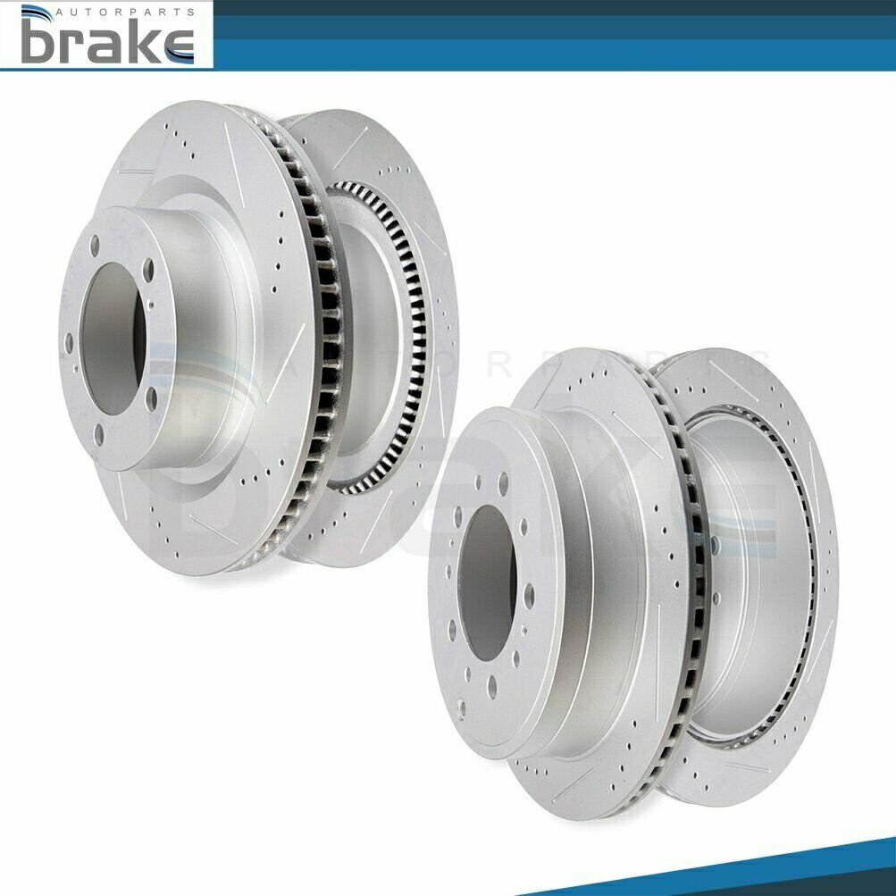 brake disc rotor 2016年のダッジチャレンジャーr/t＆sxt w/パフォーマンスpkg Front 353mm Rear 345mm Discs Brake Rotors For 2008 2009-2016 Toyota Sequoia