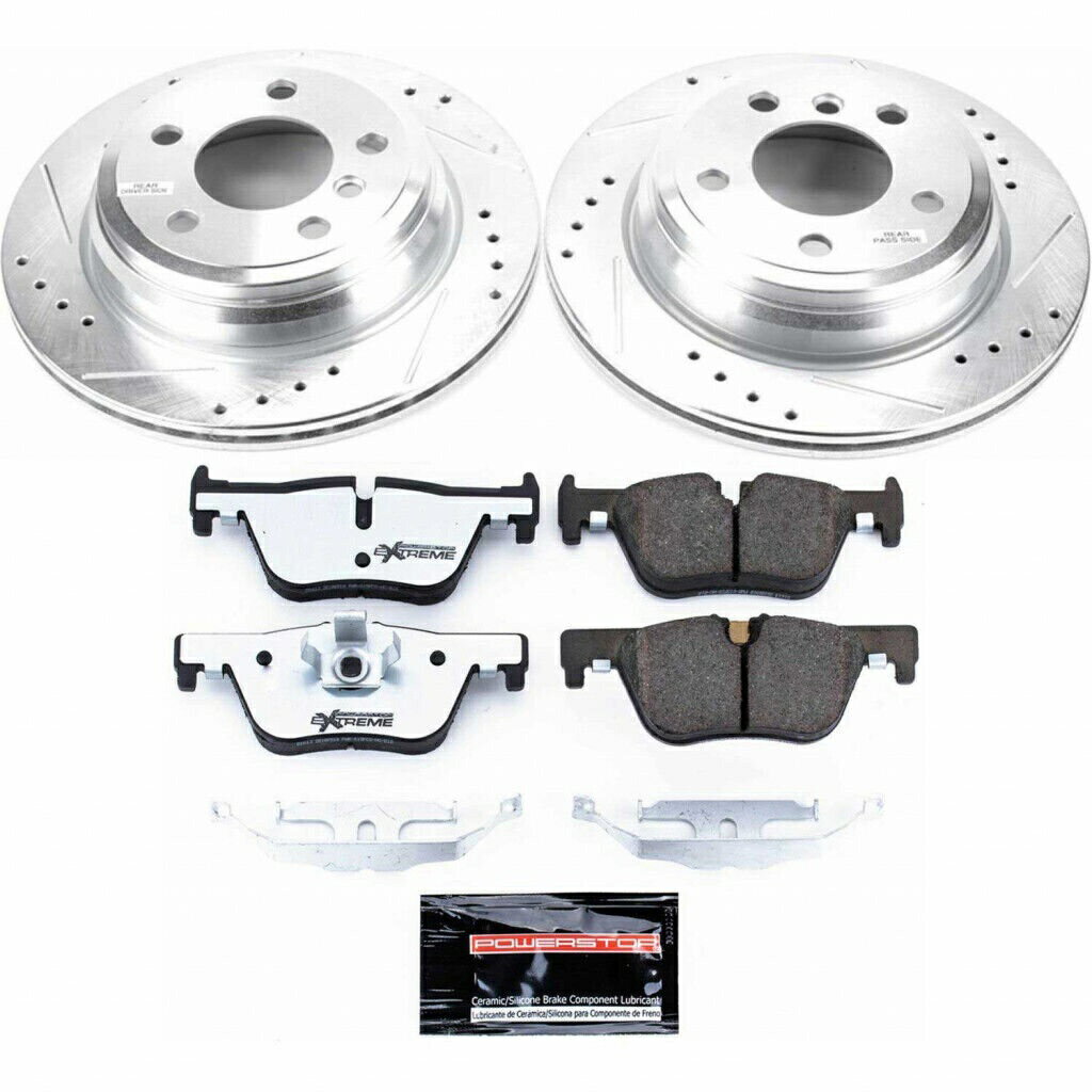 brake disc rotor 07キャデラックエスカレード6.22WD BSDリアローターEBC Power Stop Brake Kit For BMW 430i xDrive Gran Coupe 2017-2020 Rear Z26 Street