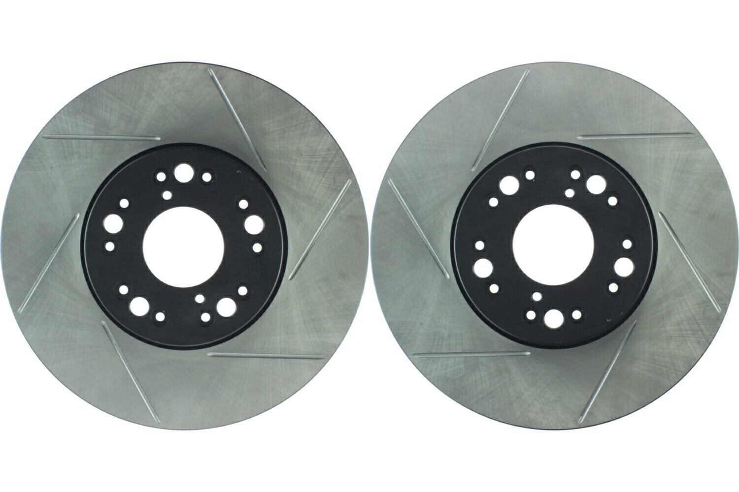 brake disc rotor STOPTECHスロットスポーツブレーキローター-ST126.66077SR Front PAIR Stoptech Disc Brake Rotor for 2002-2010 Lexus SC430 (45214)