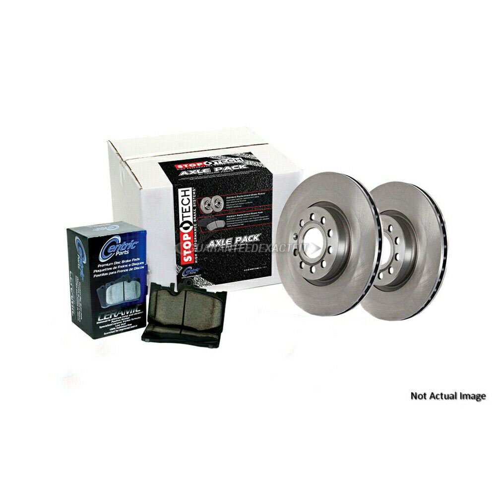 brake disc rotor 1999年年2004年年ののランドローバーのためのリアブレンボブレーキブレーキパッド Centric Parts Performance Disc Brake Pad and Rotor Kit 906.61037 TCP