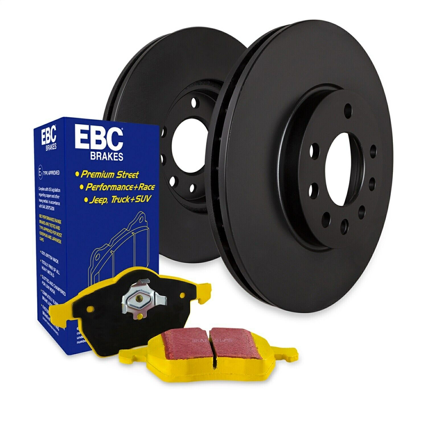 brake disc rotor 2006年年Xlr EBC Brakes S13KF1790 S13 Kits Yellowstuff and RK Rotors