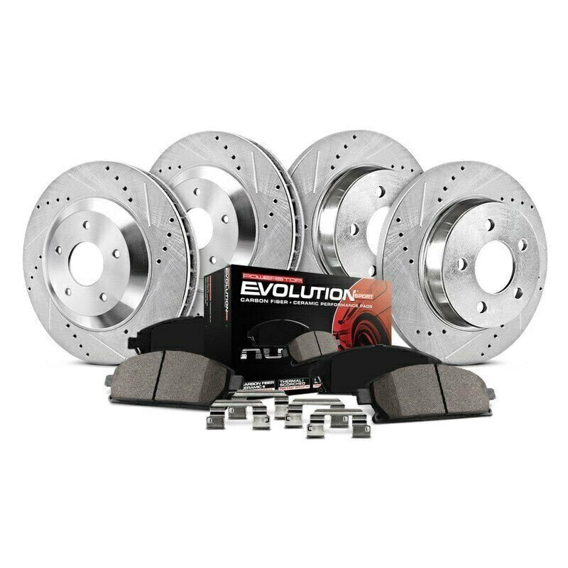 brake disc rotor ebcブレーキS2KF1883S2 For Mazda CX-5 13-17 Brake Kit Power Stop 1-Click Z23 Evolution Sport Drilled &