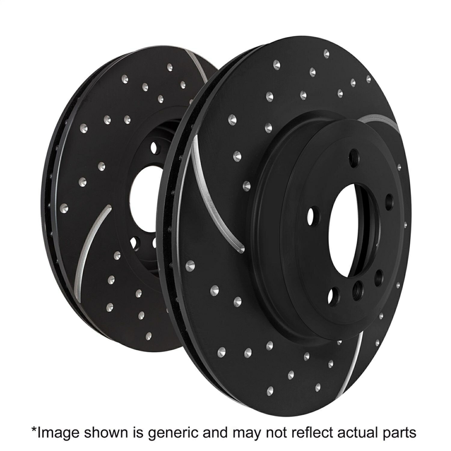 brake disc rotor 2007年2008年ポンティアックグランプリドリルスロットセラミックslv Disc Brake Rotor-3GD Series Sport Slotted Rotors Rear fits 12-18 Grand Cherokee