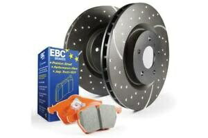 brake disc rotor [フロント+リア] Brakenetic Premium Gt EBC Brakes S8KR1009 S8 Kits Orangestuff and GD Rotors